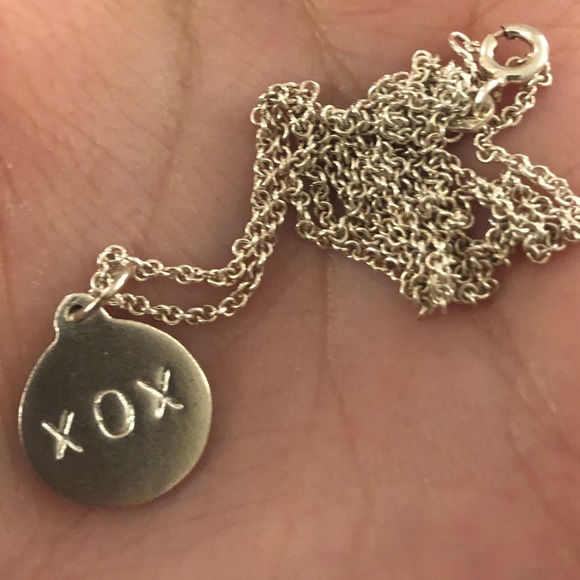 hellen ficalora Jewelry - Helen Ficalora XOX disk charm and fine chain hellen ficalora Jewelry - Helen Ficalora XOX disk charm and fine chain